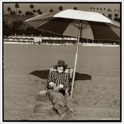 beach umbrella woman wolin